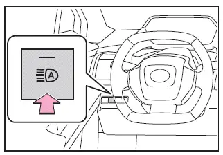 Subaru Solterra AHB switch off indicator
