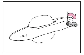 Subaru Solterra alarm triggered by unauthorized door access illustration