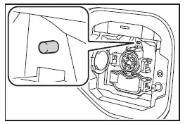 Subaru Solterra charging connector lock pin position preventing insertion