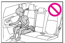 Subaru Solterra side airbag deployment danger zones near child seating position