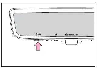Subaru Solterra HomeLink successful programming garage door activation