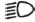 Subaru Solterra headlight auto mode icon