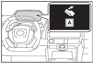 Subaru Solterra accelerator pedal pressed warning during PCS activation