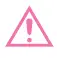 Subaru Solterra notice symbol indicating risk of vehicle damage