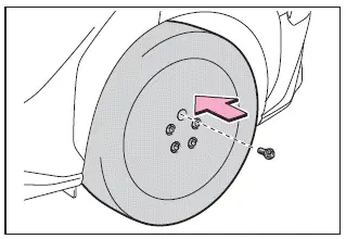 Subaru Solterra removing guide pin and installing final wheel bolt