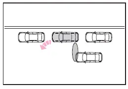 Subaru Solterra rear obstruction preventing exit