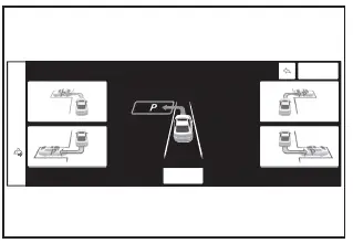 Subaru Solterra perpendicular parking direction selection