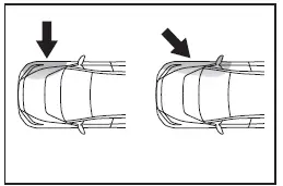 Subaru Solterra angled collision impact zones affecting airbag deployment