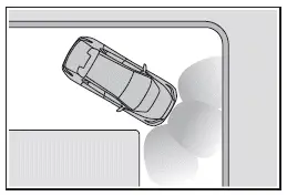Subaru Solterra parking assist false detection narrow road and obstacles example