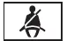 Subaru Solterra front seat belt reminder light