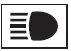 Subaru Solterra high beam headlight indicator